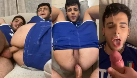 Atlete Fucks Twink And Wets His Face With Cum @Sebaterry