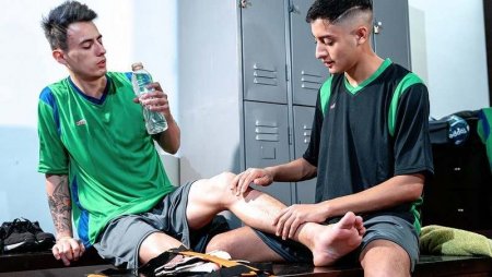 Helix Soccer Team 2 – Ep 4 Massages in Locker Room – Sly Conan, Bruno Pattel