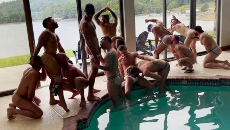 Poolside Orgy