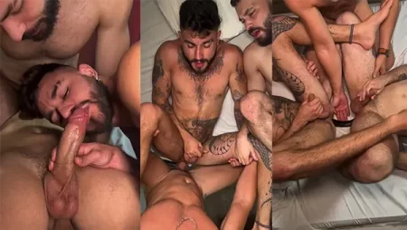 Thi, WantonBoy & Master Ikarus – Two submissives for one top – Gay threesome between Latino